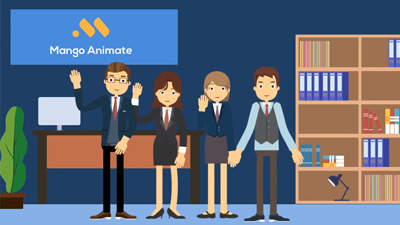 animation creator software video template: employee onboarding training video