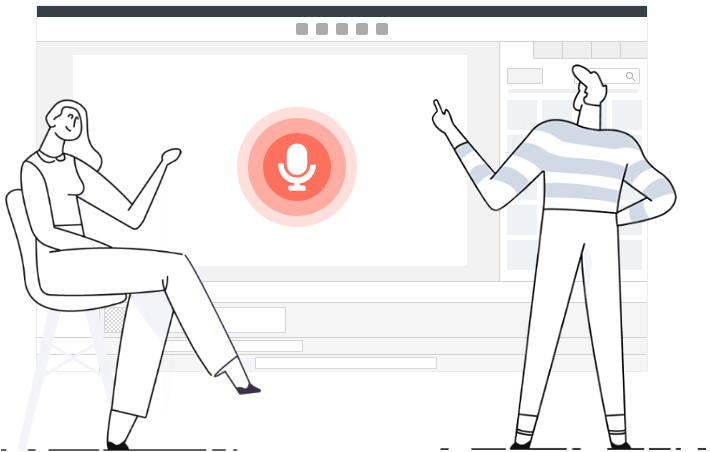 Doodle video maker & hand drawing animation software feature5: whiteboard animation software with powerful voiceover